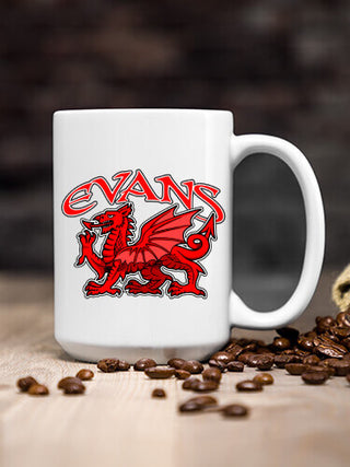 Welsh Dragon : Ceramic Coffee Mugs