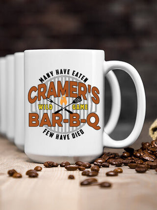 Wild Game Few Have Died BBQ : Ceramic Coffee Mugs