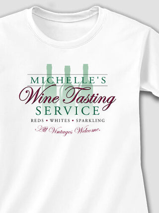 Wine Tasting Service : Printed T-Shirts