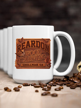 Wood Carving : Ceramic Coffee Mugs