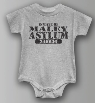 Personalized shirts - Asylum baby bodysuit