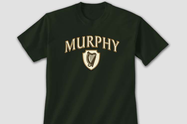 Personalized Irish Harp Tees & Sweatshirts