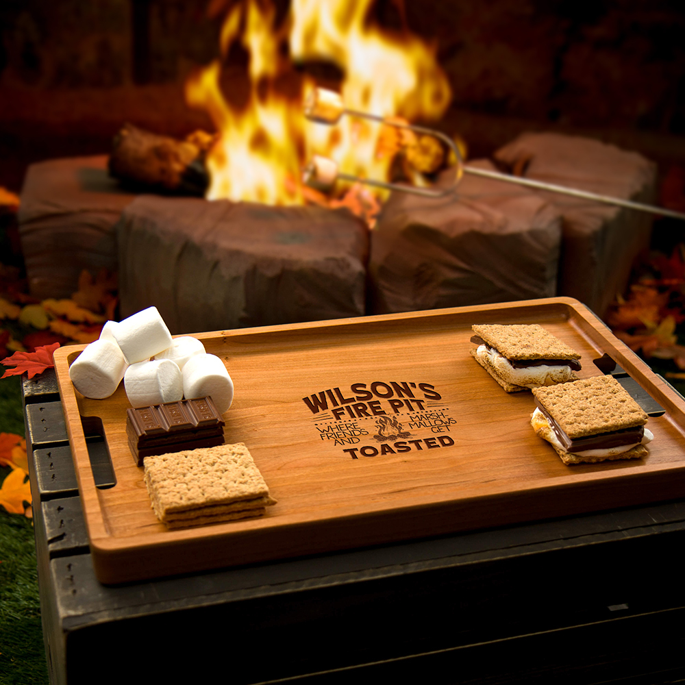Fire Pit Custom Serving Tray