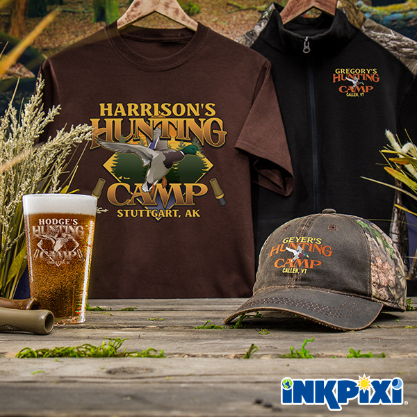 Duck Hunting Camp personalized shirts and more