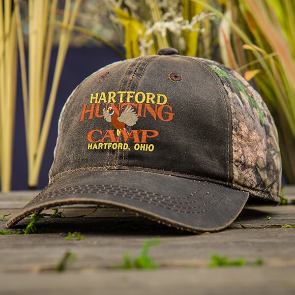 Pheasant Hunting Camp Two-Tone Custom Hats