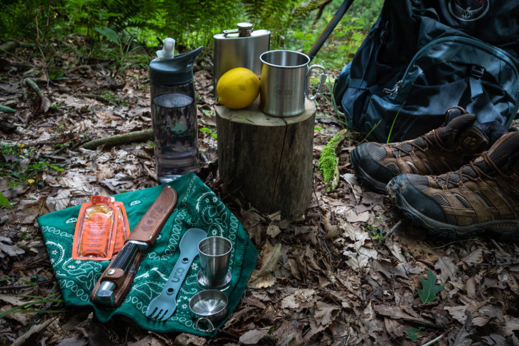 gather your camp cocktail supplies