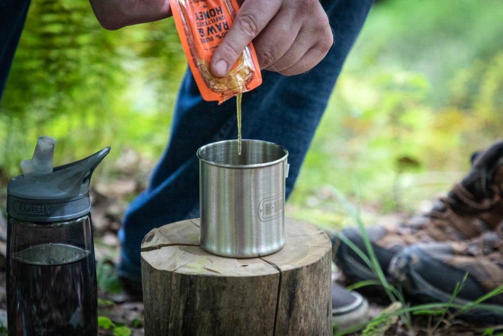 honey makes everything better, especially a camp cocktail