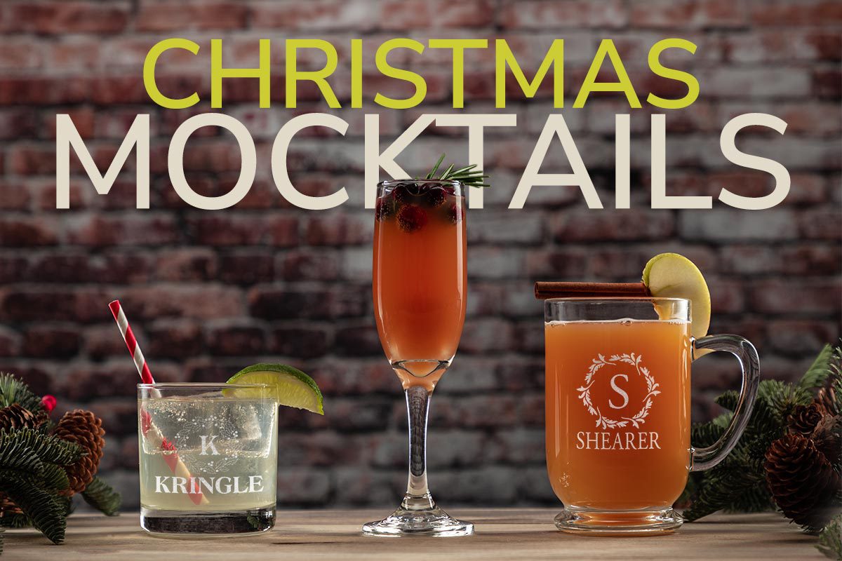 3 Christmas Mocktails for your holiday party. Wassail, Santa's Sunburn Sipper, and a Cran-Orange Cider Mimosa.